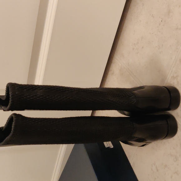 Cole Haan Woman's Rockland Black Leather Riding Boots sz.6.5B - Picture 6 of 9